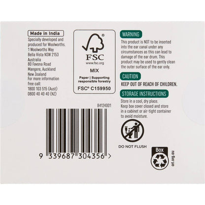 Help@Hand Cotton Tips No Plastic Stems 200 Pack