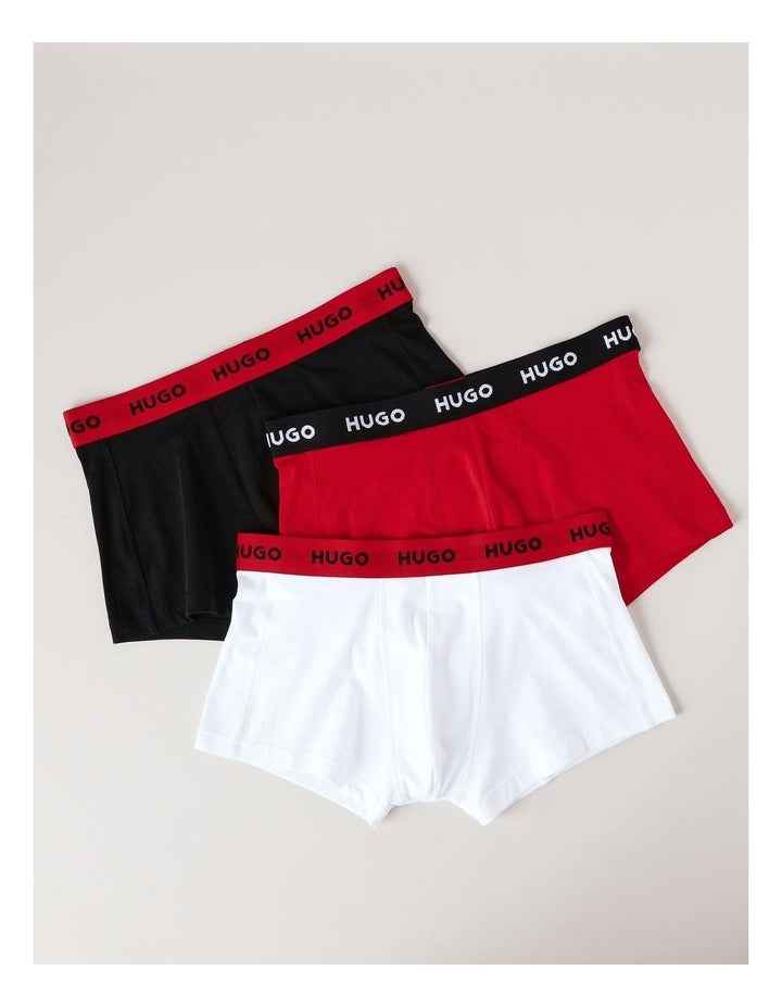 Triplet Cotton Stretch Trunks 3 Pack in Multi