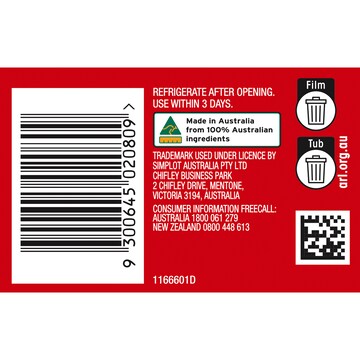 Leggo's Australian Grown Tomato Paste No Added Salt 140g x 2 pack