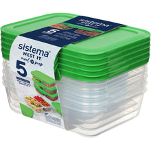 Sistema Nest It Meal Prep Container 870mL x 5 pack