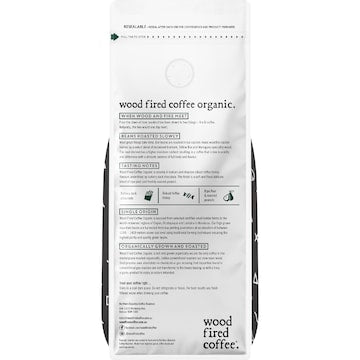 Wood Fired Coffee Organic Beans 500g