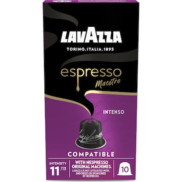 Lavazza Espresso Intenso Pods Nespresso Compatible 10 pack