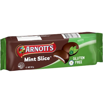 Arnott's Gluten Free Mint Slice Chocolate Biscuits 141g