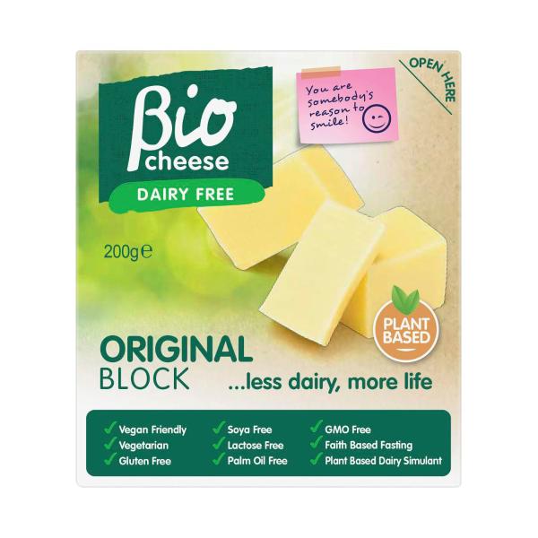 BIO CHEESE CHEESE BLOCK ORIGINAL 200G
