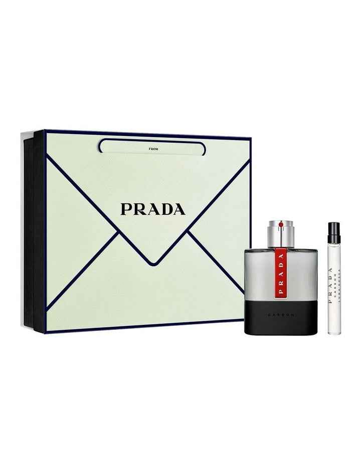 Prada Luna Rossa Carbon EDT 100ml Set (Includes LRC EDT 10ml)