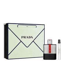 Prada Luna Rossa Carbon EDT 100ml Set (Includes LRC EDT 10ml)