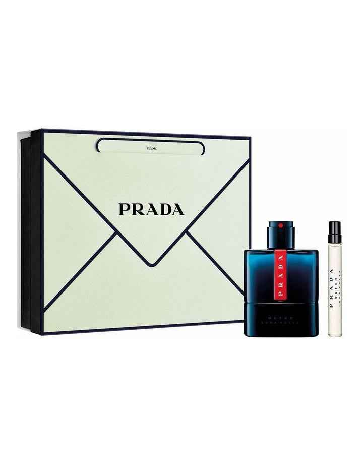 Prada Luna Rossa Ocean EDT 1000ml Set (Includes LRO EDT 10ml)