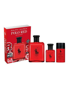 Ralph Lauren Polo Red EDT 125ml Set (Includes Polo Red EDT 40ml & Deororant)