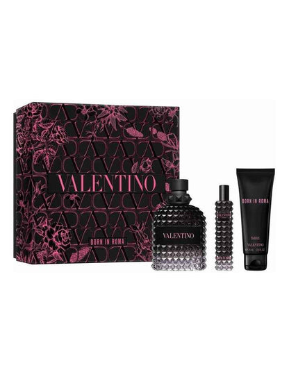 Born In Roma Uomo 100ml Set (Includes BIR Uomo Shower Gel 75ml & BIR Uomo 15ml Travel Spray)