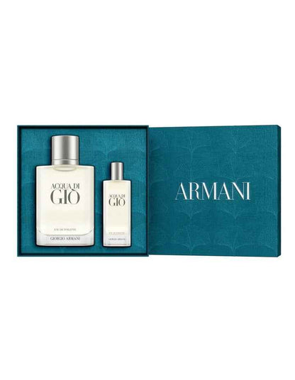 Giorgio Armani Acqua Di Gio Homme EDT 100ml Set (Includes ADGH EDT 15ml)