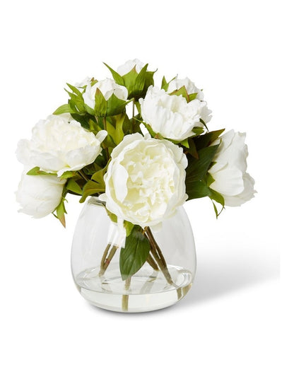 Peony-Alma Vase 36cm in White