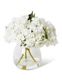 Hydrangea-Alma Vase 27cm in White
