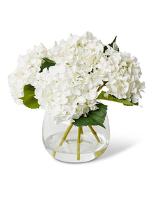 Hydrangea-Alma Vase in White