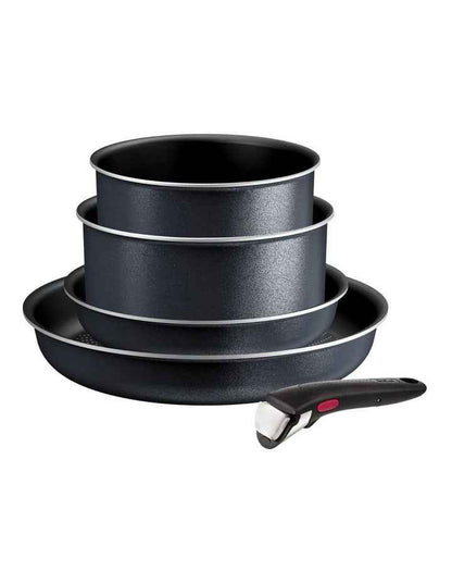 Ingenio So'Light Induction Non-Stick Cookware Set 5 Piece in Grey Twinkle