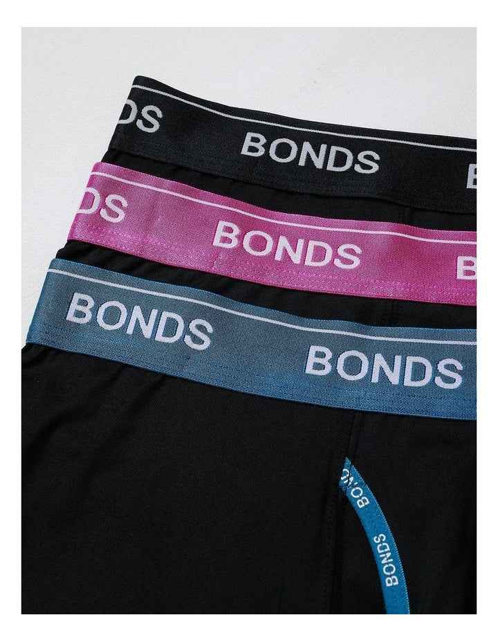 Guyfront Microfibre Trunk 3 Pack in Black