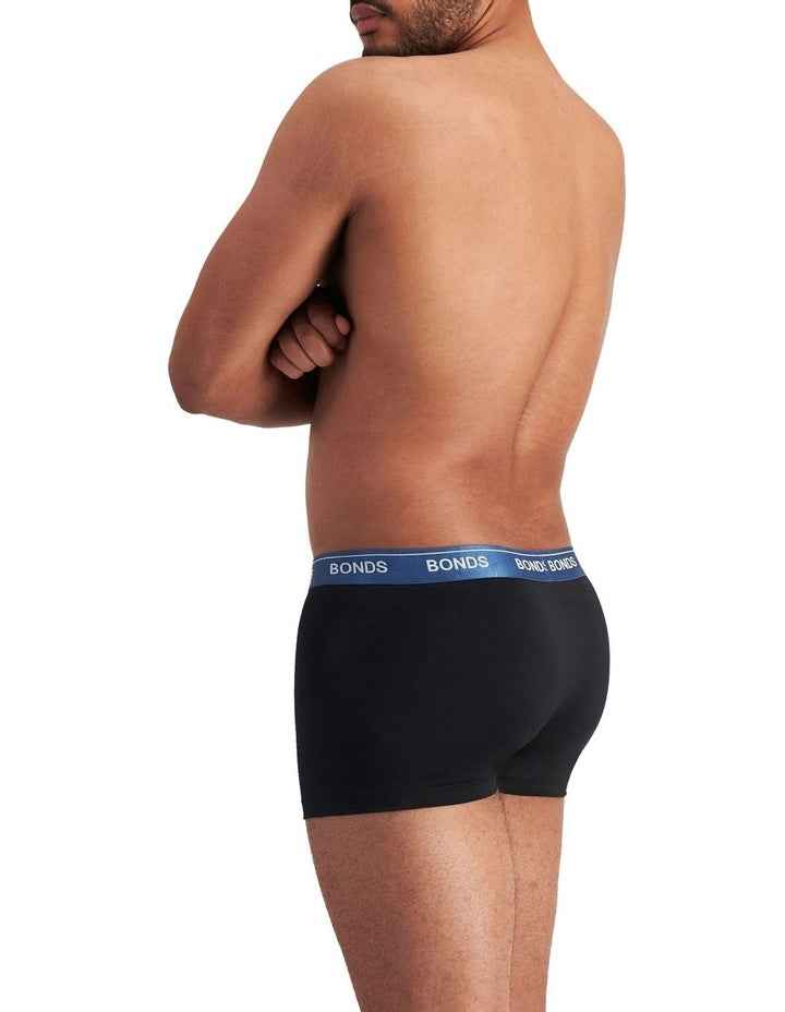 Guyfront Microfibre Trunk 3 Pack in Black