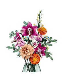 Botanicals Pretty Pink Flower Bouquet 10342 Building Kit