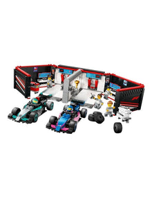 City F1 Garage And Mercedes AMG Alpine Cars 60444 Vehicle Toy