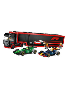 City F1 Truck With RB20 And AMR24 F1 Cars 60445 Playset