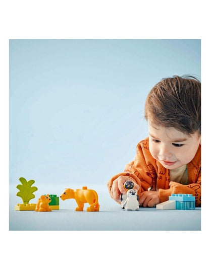 Duplo Town Wild Animal Families Penguins And Lions 10442