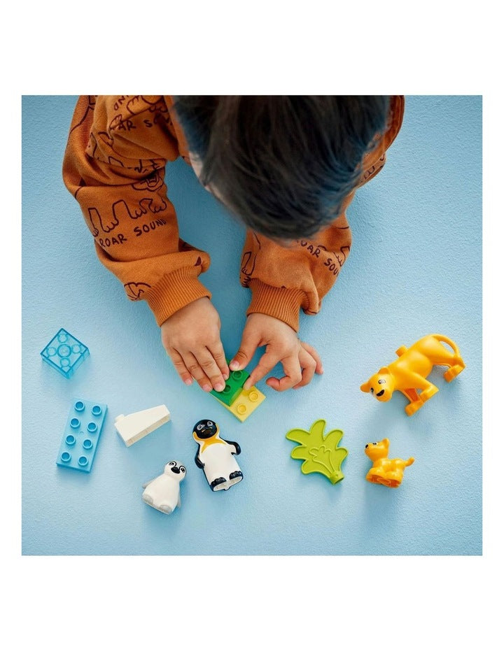 Duplo Town Wild Animal Families Penguins And Lions 10442