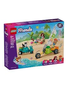Friends Surfing Dogs and Scooter Adventure Set 42641