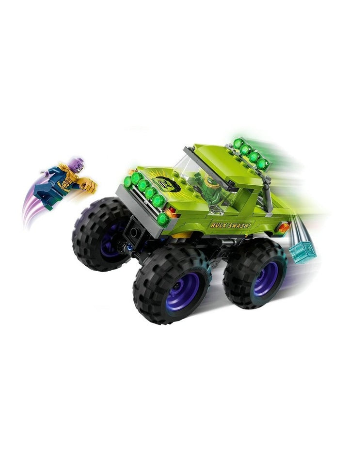 Super Heroes Marvel The Hulk Truck vs Thanos 76312 in Multi