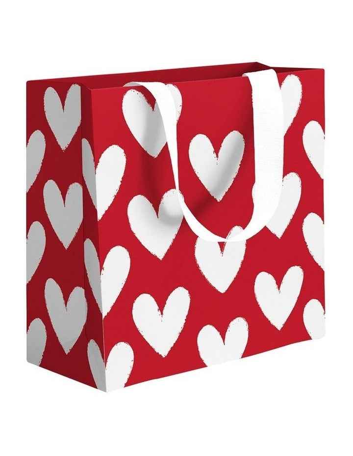 Medium Gift Bag in Happy Hearts