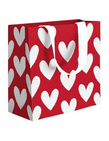 Medium Gift Bag in Happy Hearts