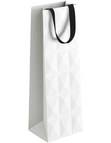 Bottle Gift Bag in White