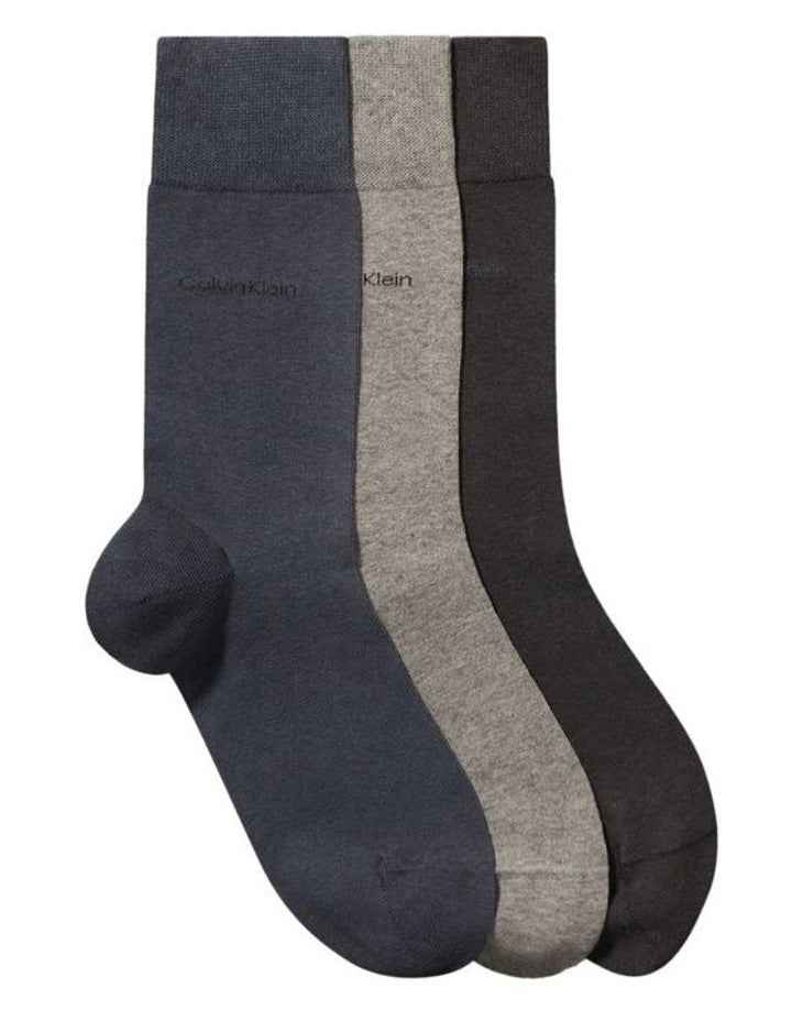 Plain Socks 3 Pack in Multi