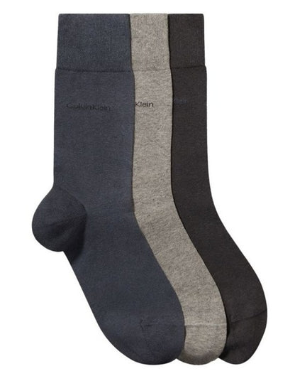 Plain Socks Pack of 3 in Multi
