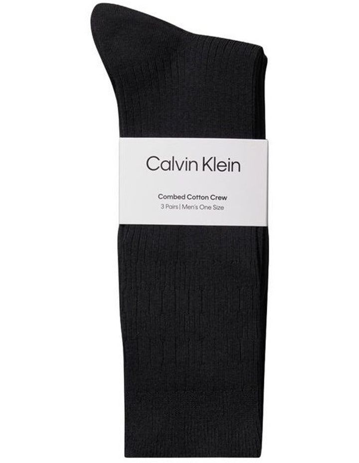 Non Binding Cotton Socks Pack Of 3 in Black