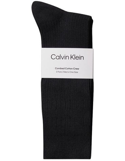 Non Binding Cotton Socks Pack Of 3 in Black