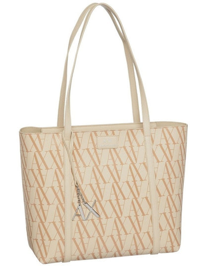 Sylvie Shopper Tote Bag in Stone