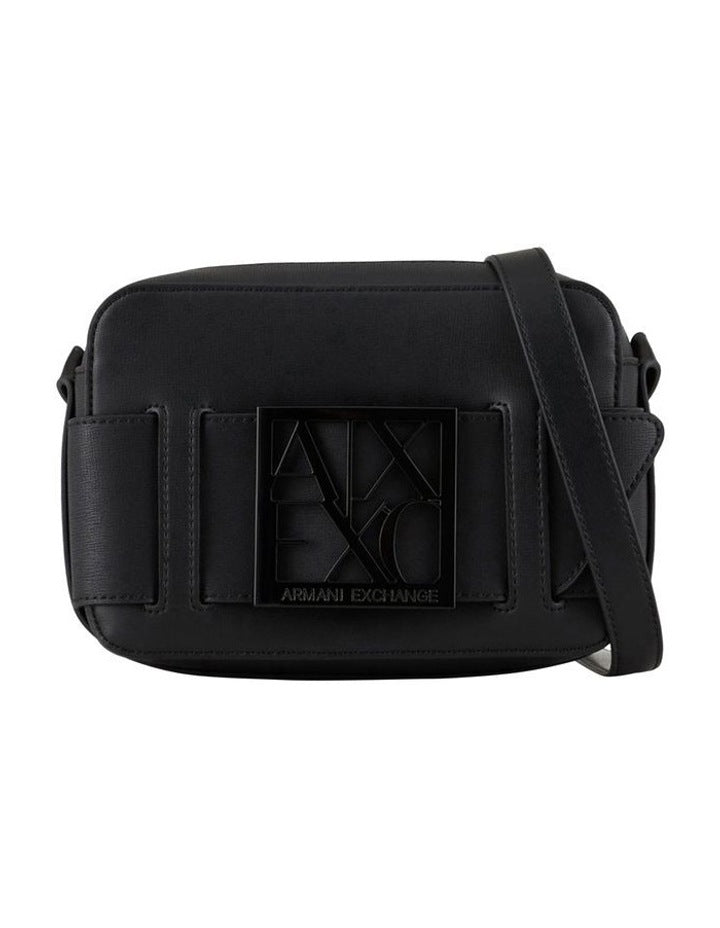 Susy Camera Crossbody Bag in Nero