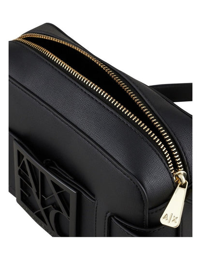 Susy Camera Crossbody Bag in Nero