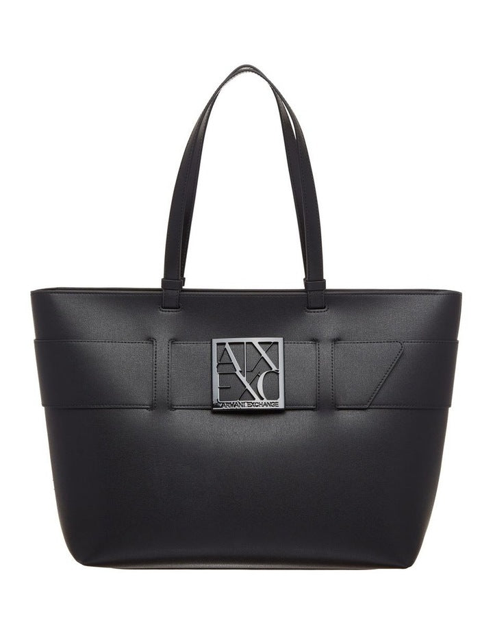 Susy Shopper Tote Bag in Nero