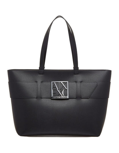 Susy Shopper Tote Bag in Nero