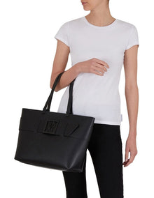 Susy Shopper Tote Bag in Nero