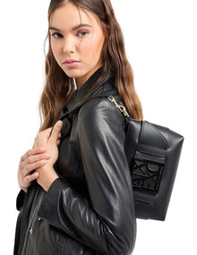 Susy Shoulder Bag in Nero