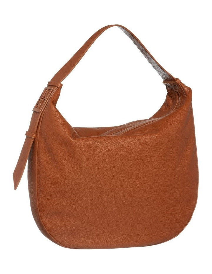Susy Soft Large Hobo Bag in Whisky