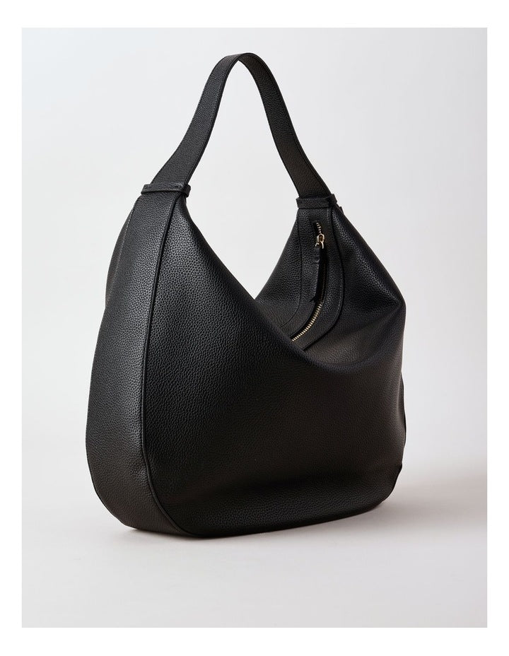 Susy Soft Lge Hobo Bag in Black
