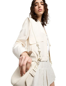 Susy Soft Small Hobo Bag in Vanilla