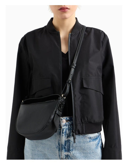 Susy Soft Small Hobo Bag in Black