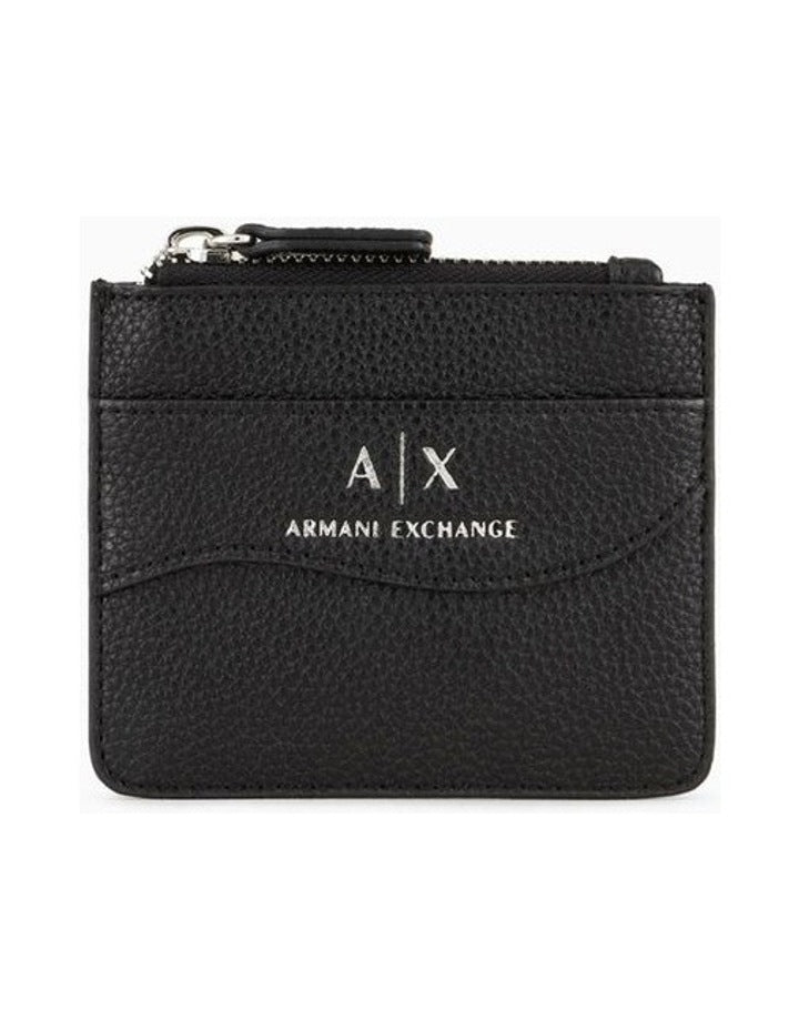 Wave Credit Card Holder in Nero
