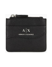 Wave Credit Card Holder in Nero