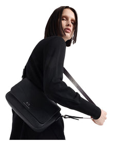 Wave Crossbody Bag in Black