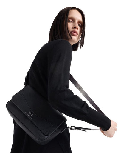 Wave Crossbody Bag in Black