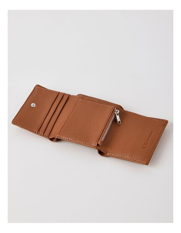 Wave Mini Wallet in Whisky